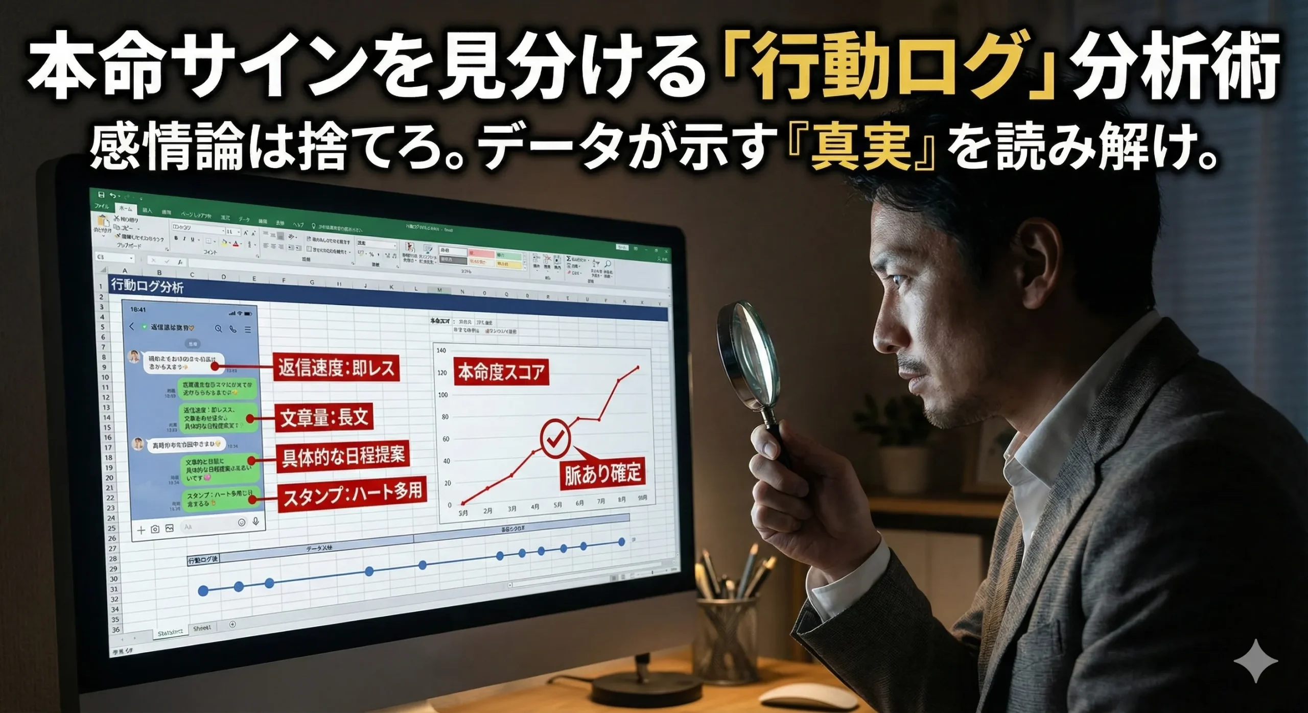 その「脈あり」は勘違い。女性の社交辞令と本命サインを見分ける「行動ログ」分析術。