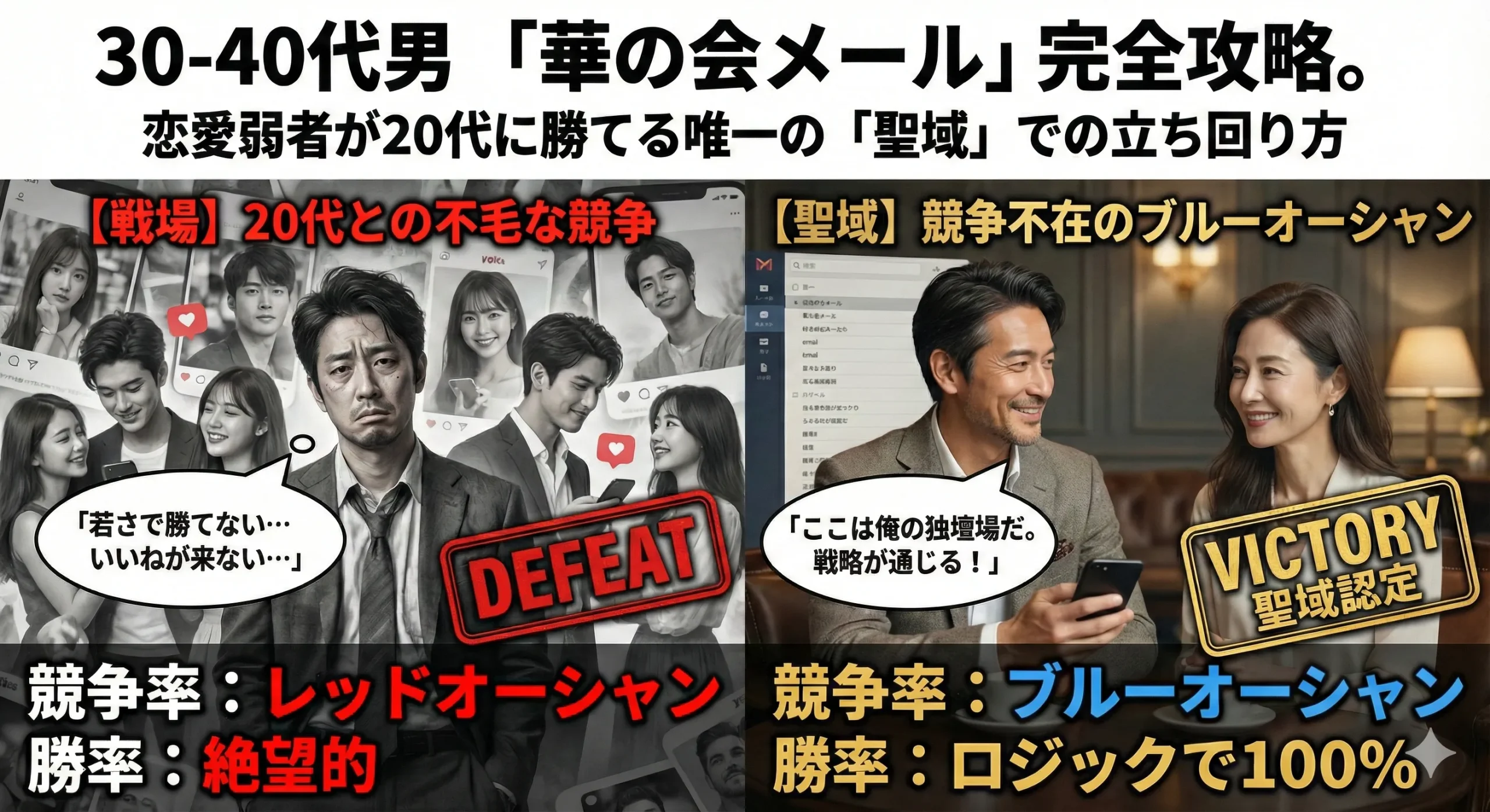 「華の会メール」完全攻略。恋愛弱者が20代に勝てる唯一の「聖域」での立ち回り方