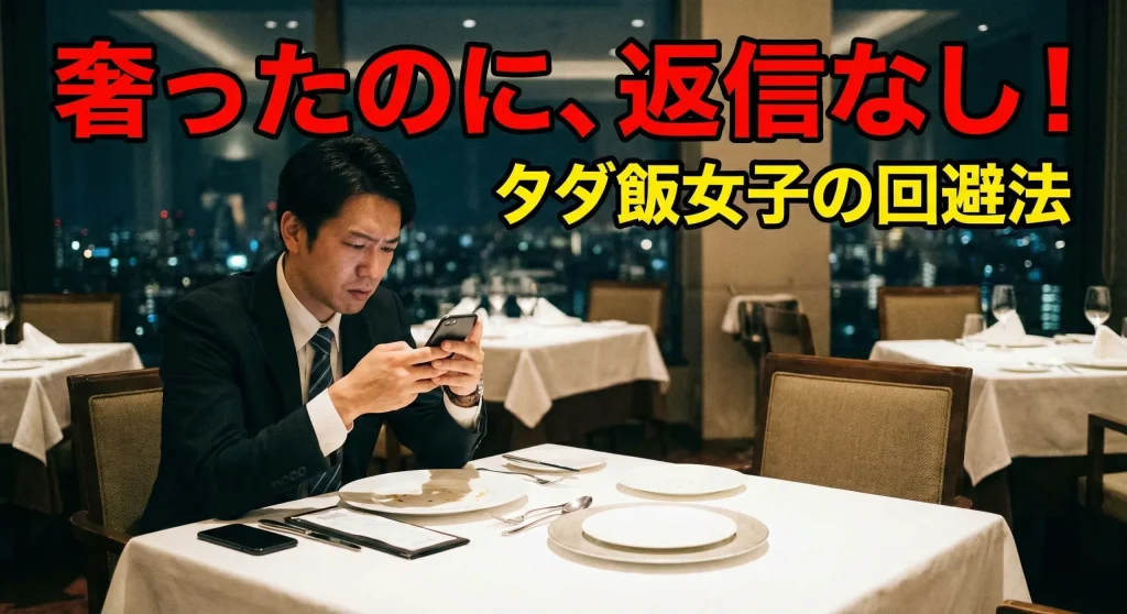 「奢ったのにお礼なし」はメシモク確定。30代男性を食い物にするタダ飯女子の特徴と回避法