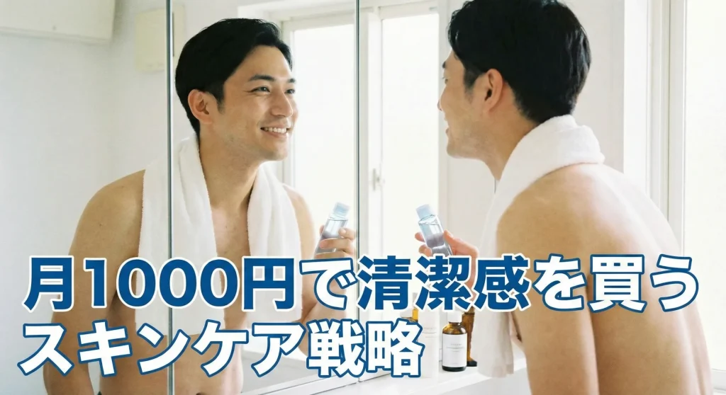 30代から始める、月1000円で清潔感を買うスキンケア戦略